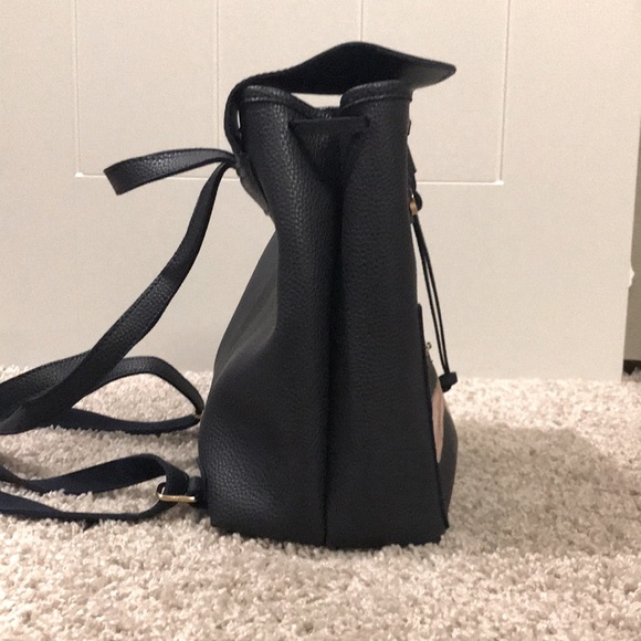 Hand Painted Faux Leather Bag with Adjustable Straps - Picture 5 of 5